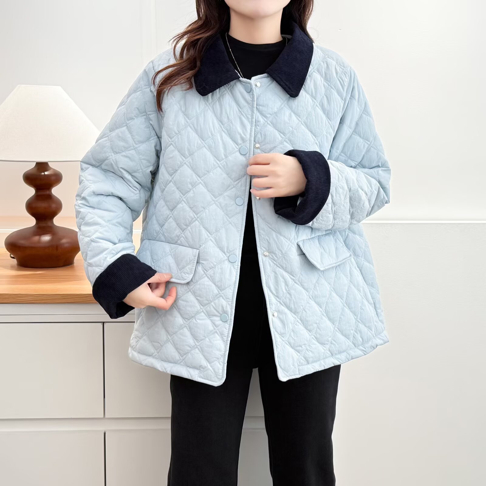 Women'S Fashion Parka - XXXXL Fashion Plus Size Women's Parkas