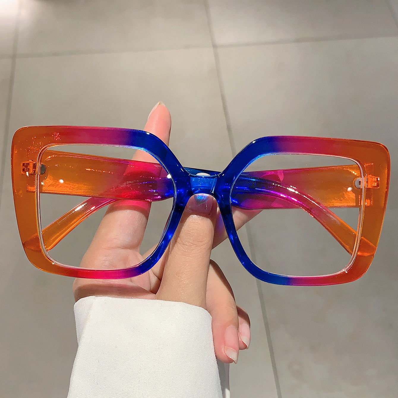 Women'S Fashion Glasses Non Prescription - GM LUMIAS Oversized Square Glasses 2025