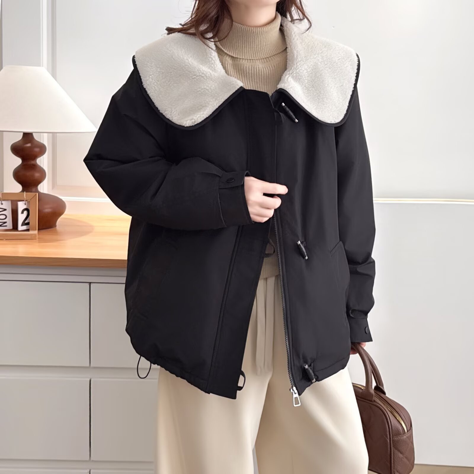 Women'S Fashion Parka - XXXXL Fashion Plus Size Women's Parkas