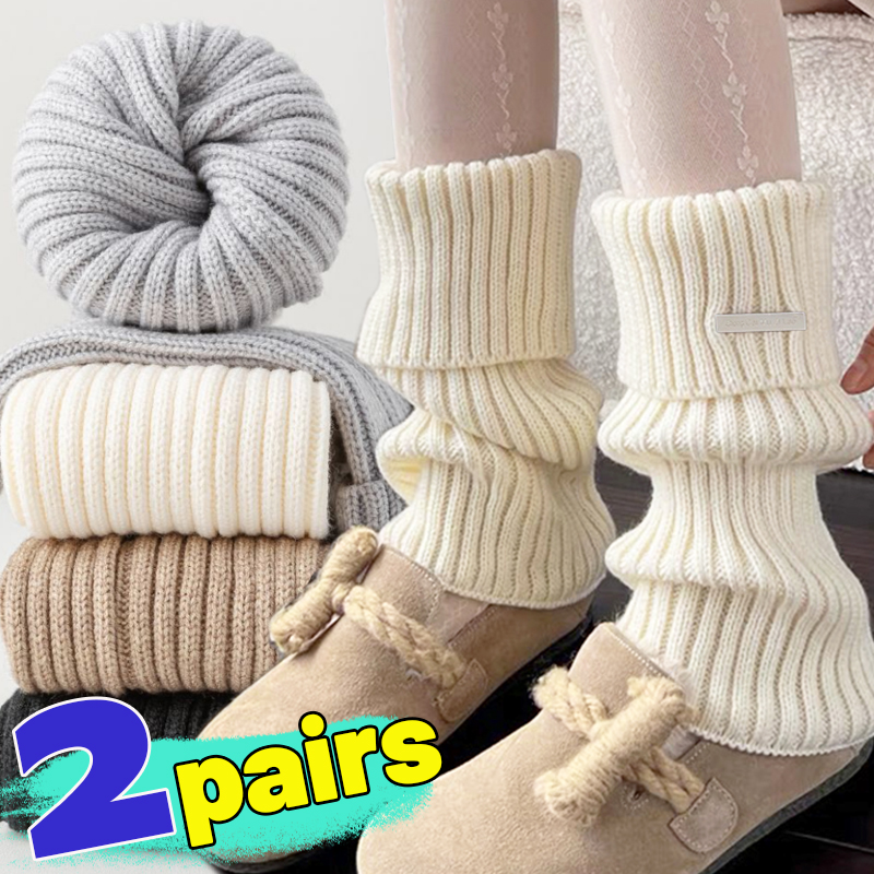 Women'S Fashion Labels - 2Pairs Lolita Leg Warmers Winter Thicken