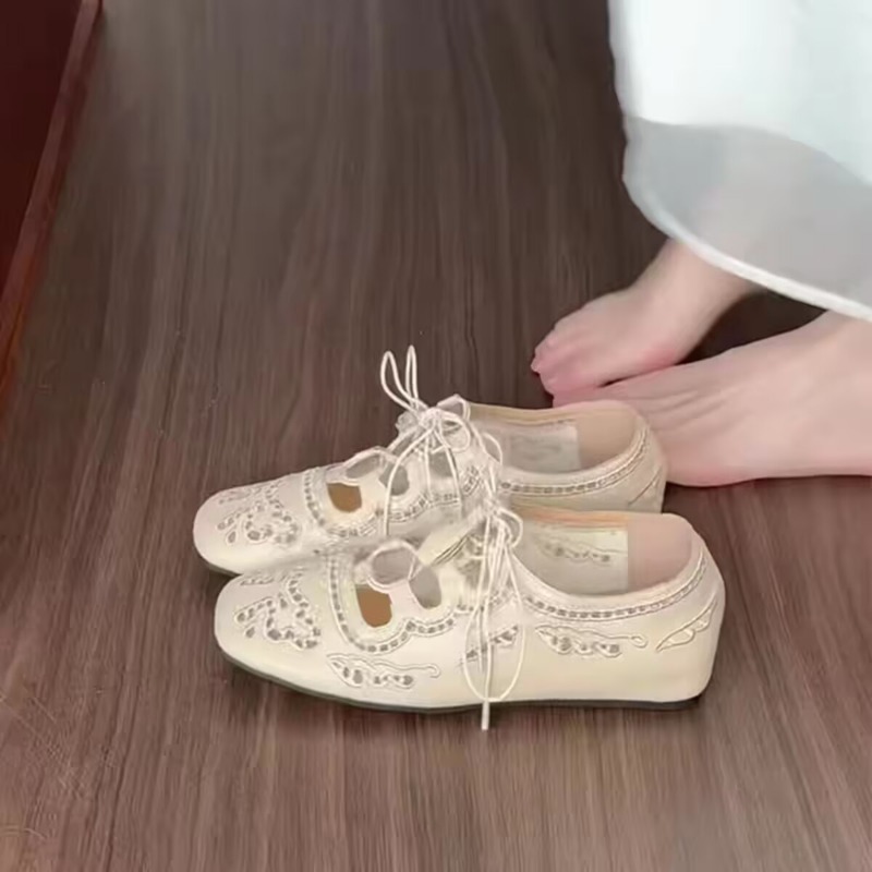 French Lace-Up 2026 Spring Squ - Women'S Fashion For Summer 2026 avis et prix