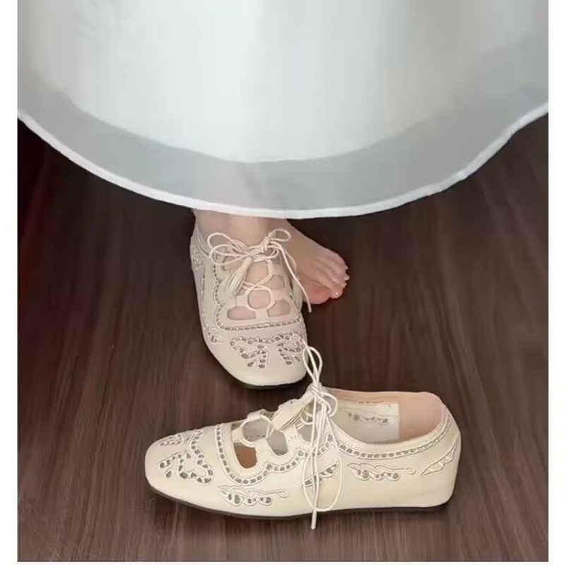 French Lace-Up 2026 Spring Squ - Women'S Fashion For Summer 2026 avis et prix