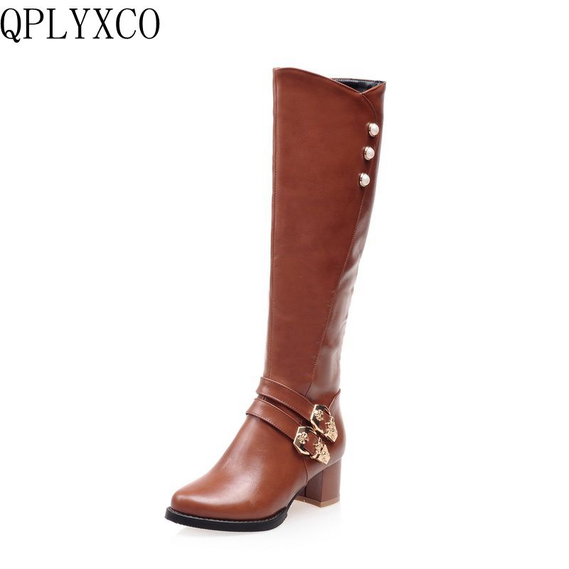 QPLYXCO 2018 fashion Super Sma - Women'S Fashion Knee High Boots avis et prix