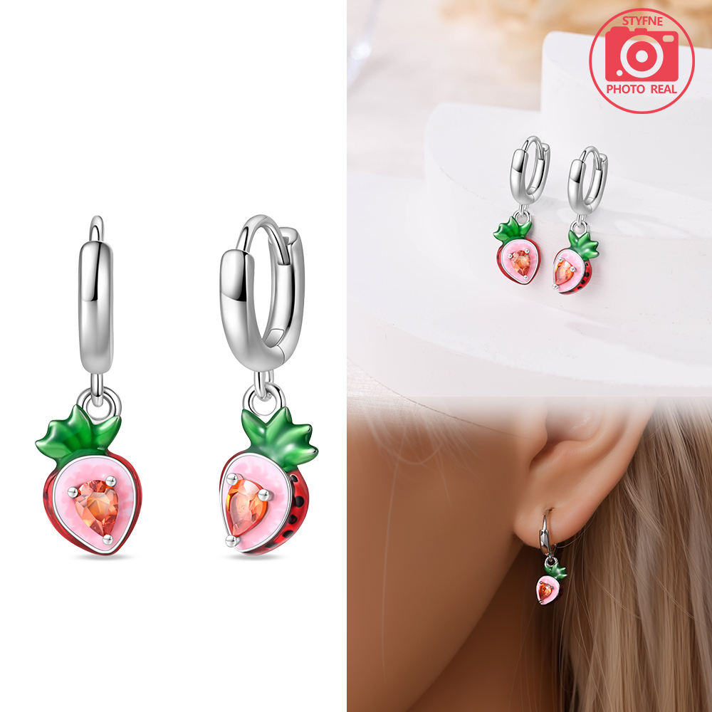 Strawberry Cherry Colorful Swe - Women'S Fashion Website avis et prix