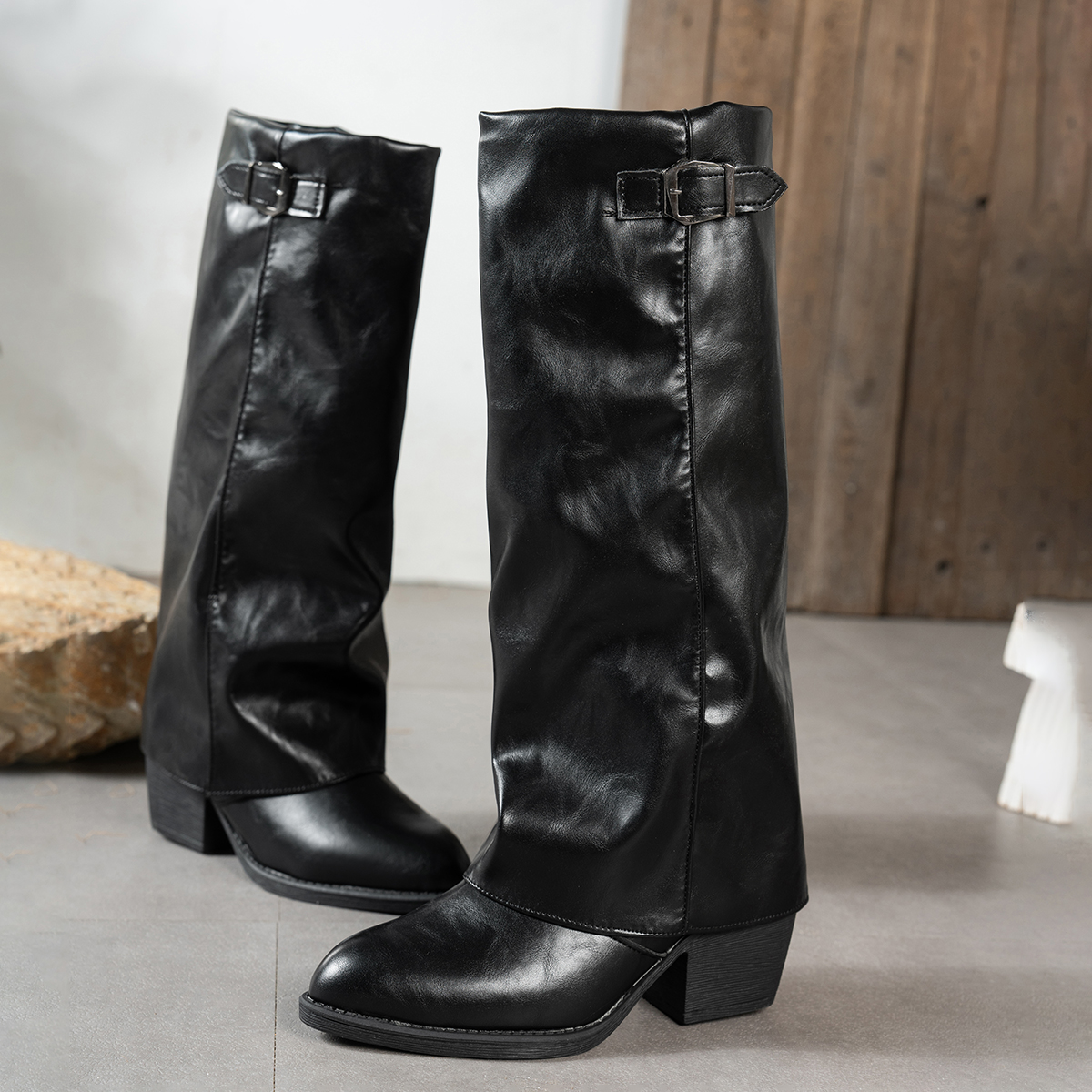 Women's Fashion Folding Knee-h - Women'S Fashion Knee High Boots avis et prix