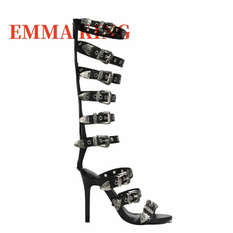 Womens Round Toe High Heels Ba - Women'S Fashion Knee High Boots avis et prix