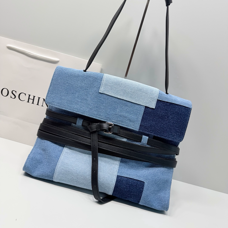 Color Block Denim Handbag Cros - Crossbody Bag Women avis et prix