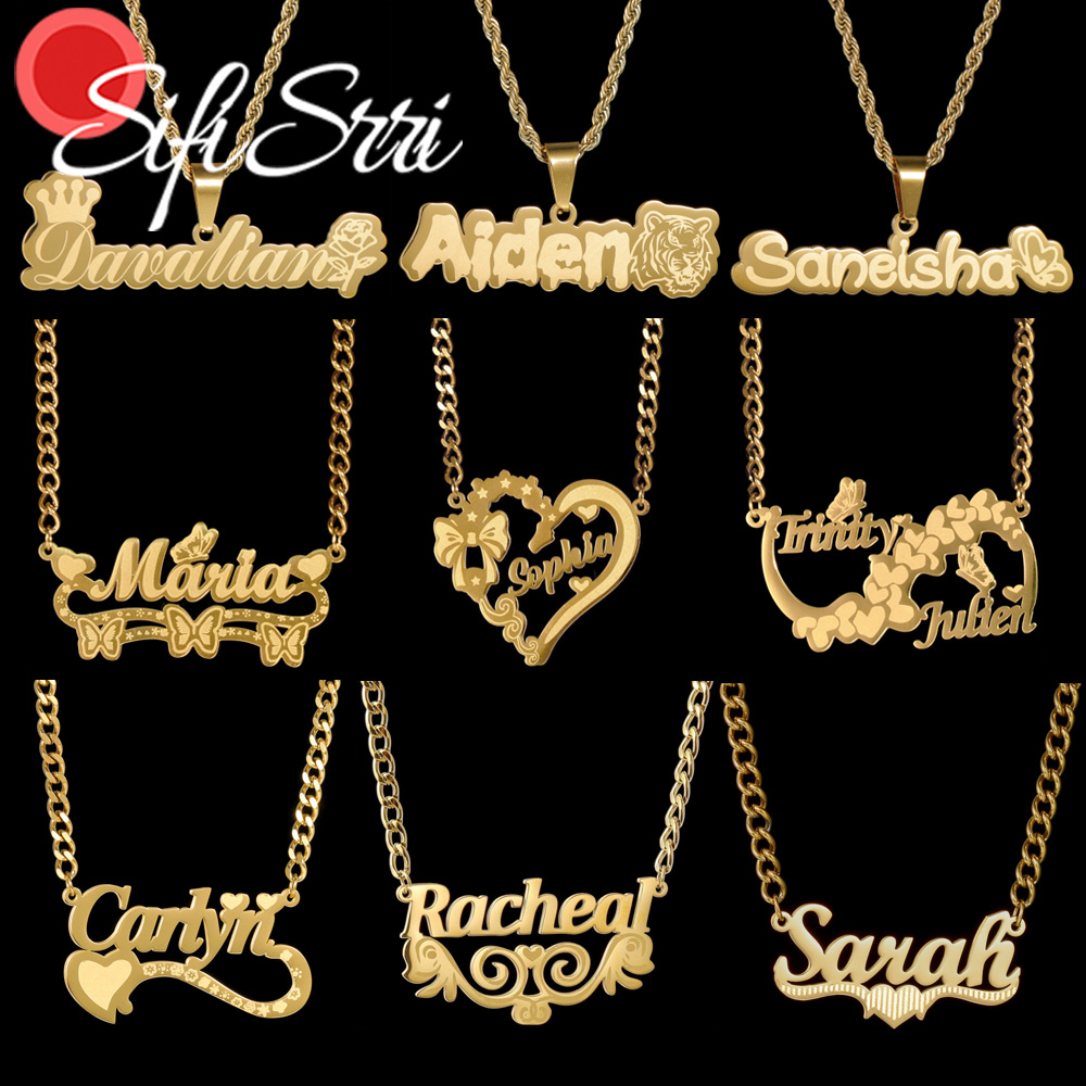 Sifisrri Custom Name Necklace  - Women'S Fashion Labels avis et prix