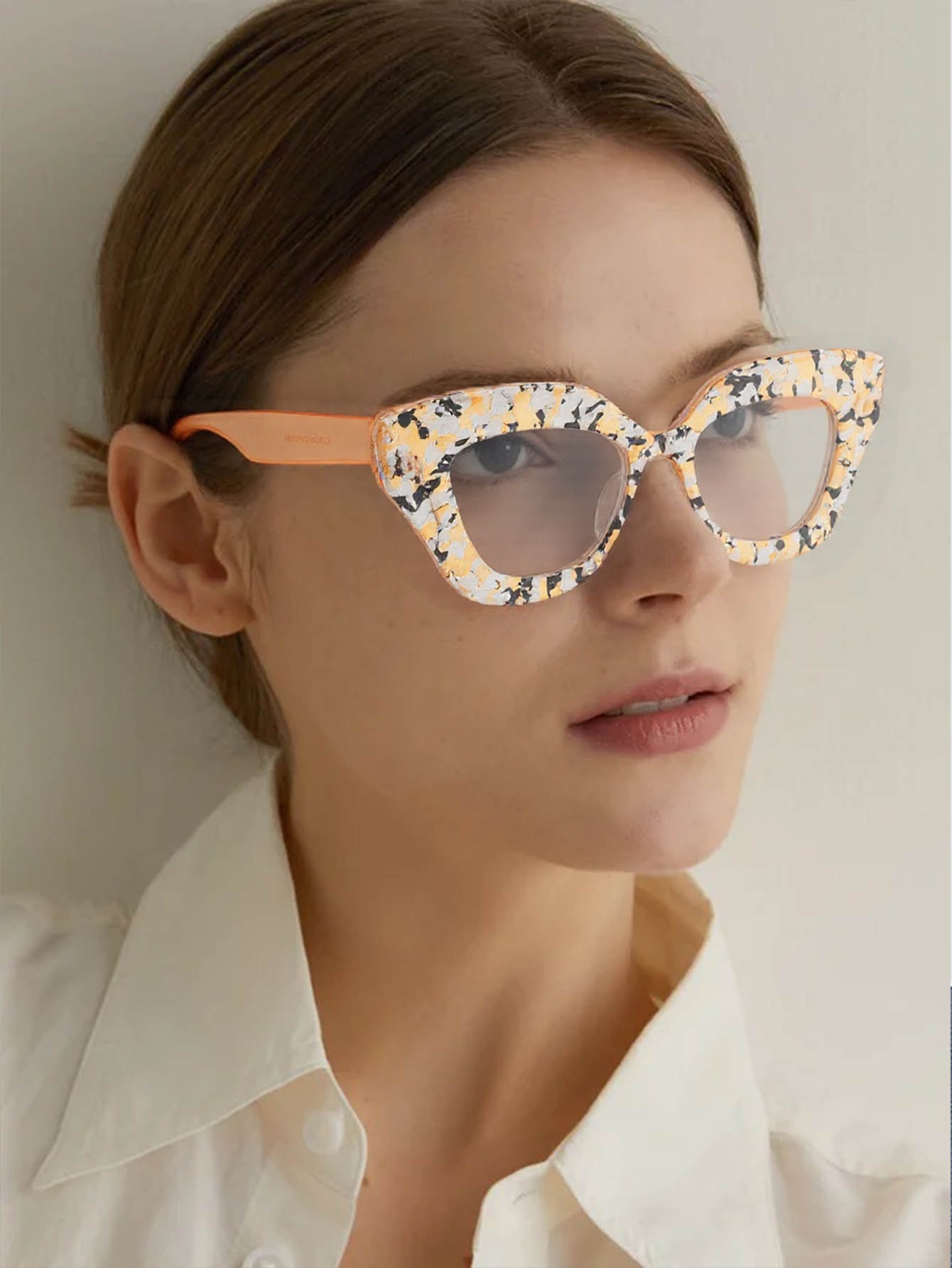 Large Frame Cat-Eye Floral Gla - Women'S Fashion Glasses Non Prescription avis et prix