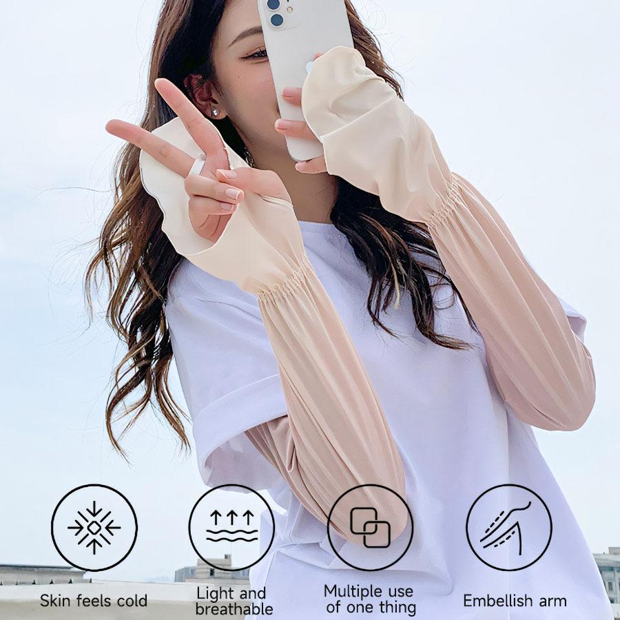 Driving Fingerless Sun Sleeves - Women'S Fashion Gloves avis et prix