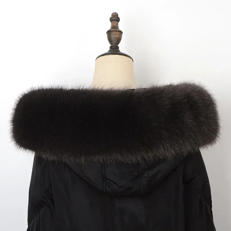 Women Faux Fox Fur Collar Shaw - Women'S Fashion Parka avis et prix