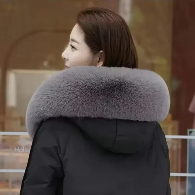 Women Faux Fox Fur Collar Shaw - Women'S Fashion Parka avis et prix