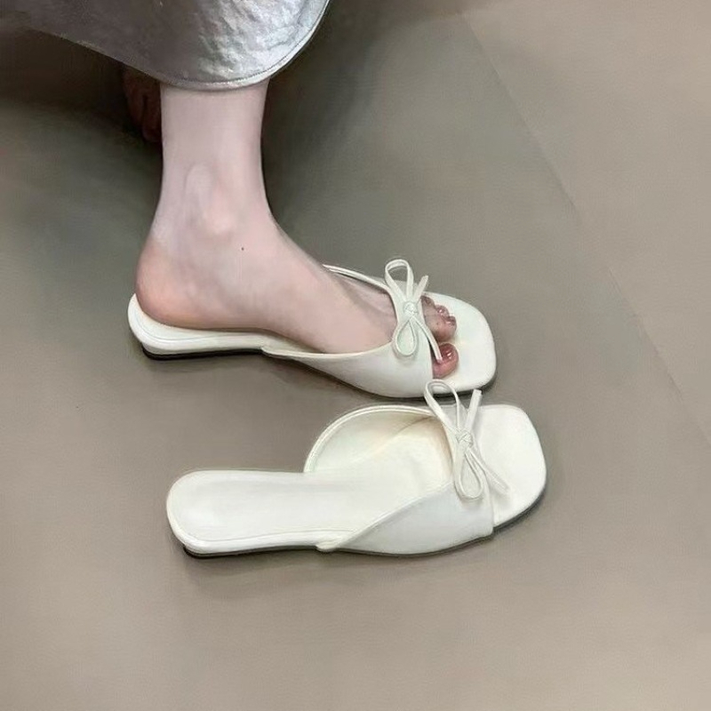 Fashion Bow Open Toe Slippers  - Women'S Fashion For Summer 2026 avis et prix