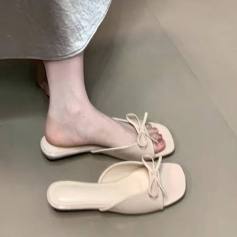 Fashion Bow Open Toe Slippers  - Women'S Fashion For Summer 2026 avis et prix