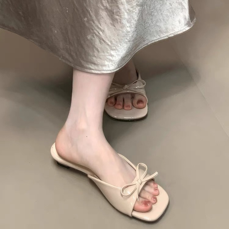 Fashion Bow Open Toe Slippers  - Women'S Fashion For Summer 2026 avis et prix