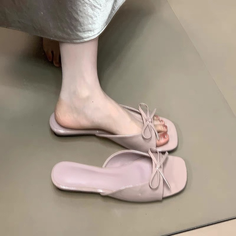 Fashion Bow Open Toe Slippers  - Women'S Fashion For Summer 2026 avis et prix