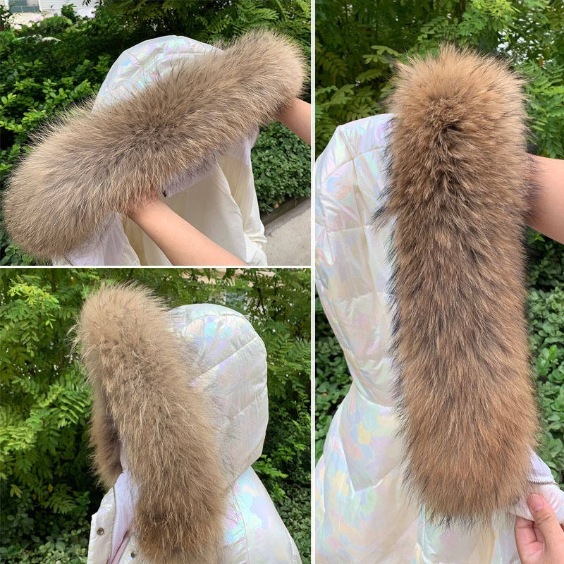 Real Fur Collar for Coat Parka - Women'S Fashion Parka avis et prix