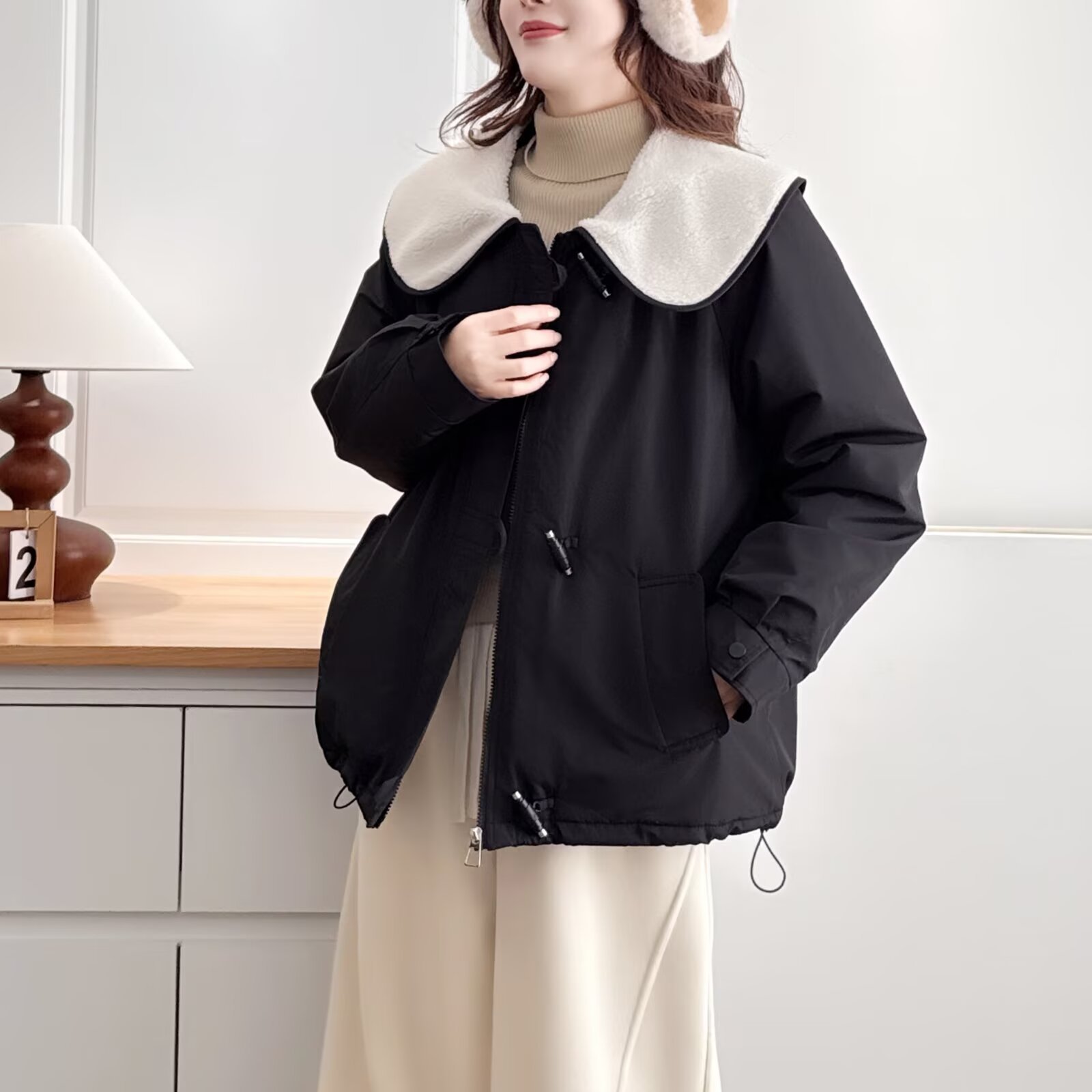 XXXXL Fashion Plus Size Women' - Women'S Fashion Parka avis et prix