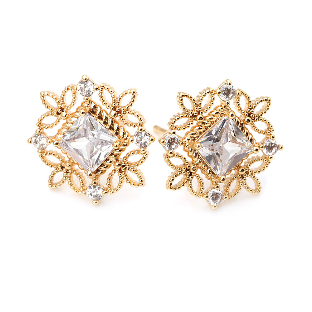 4PCS 18K Gold Color Brass Zirc - Women'S Fashion Website avis et prix