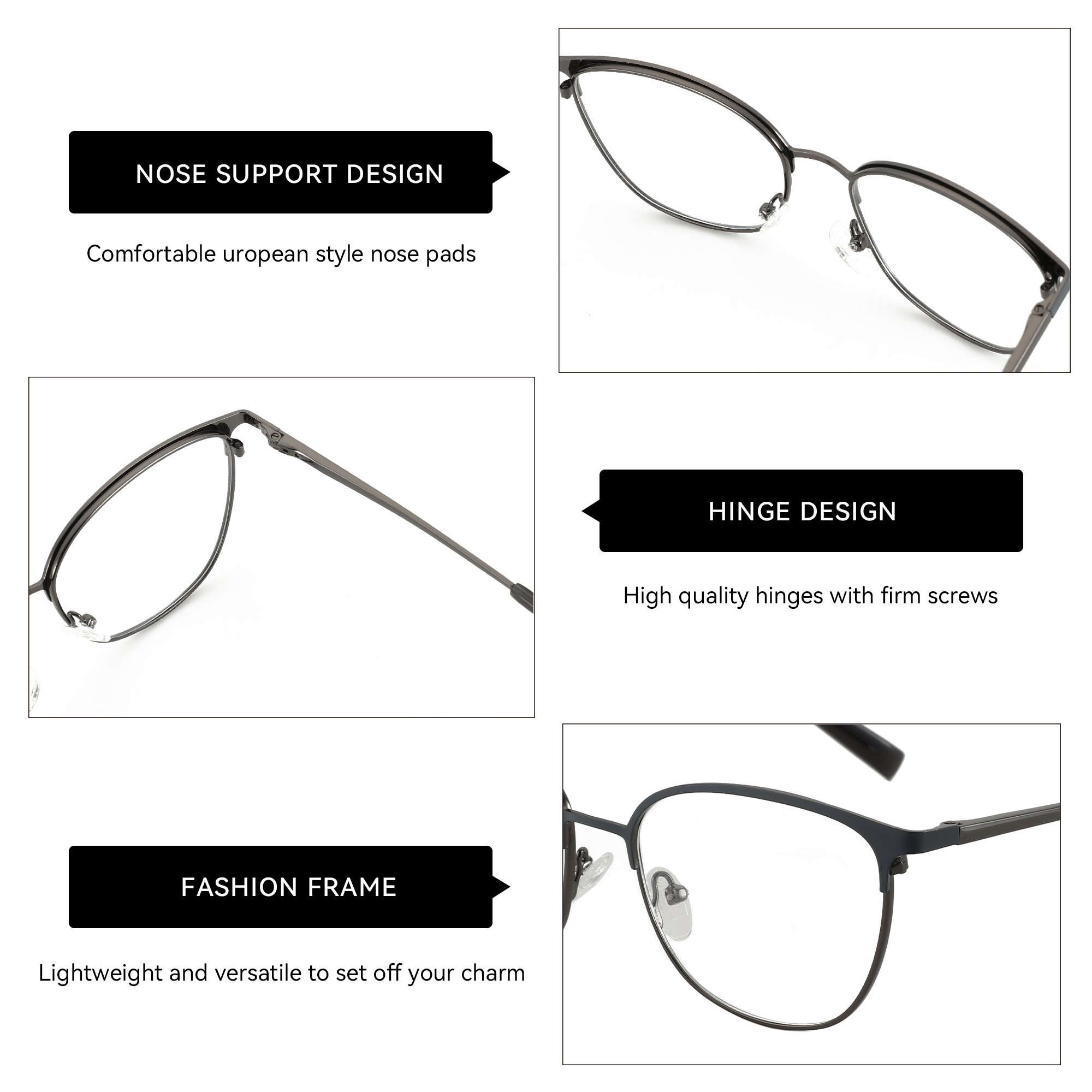 ZENOTTIC Fashion Square Optica - Women'S Fashion Glasses Non Prescription avis et prix