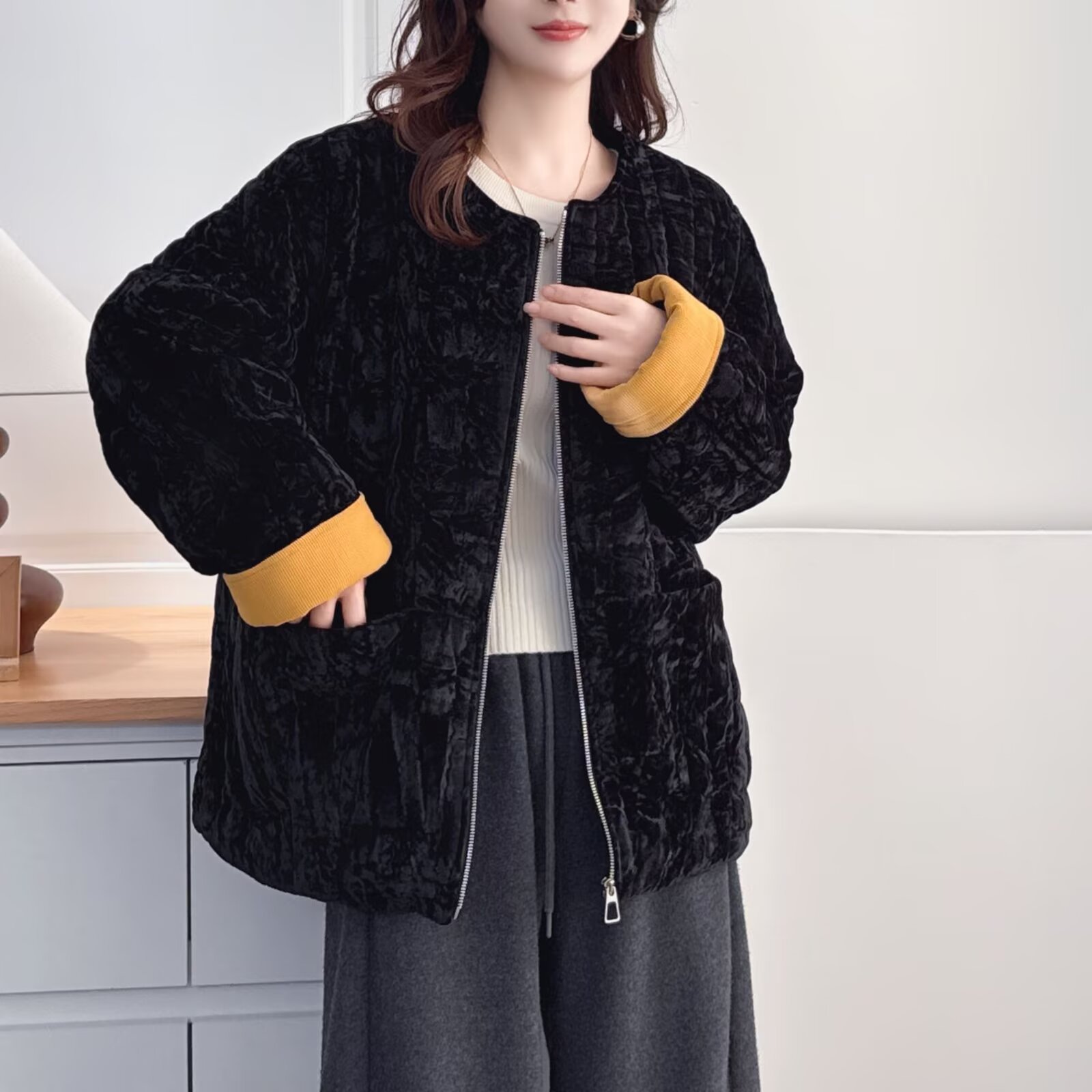 XXXXL Fashion Plus Size Women' - Women'S Fashion Parka avis et prix
