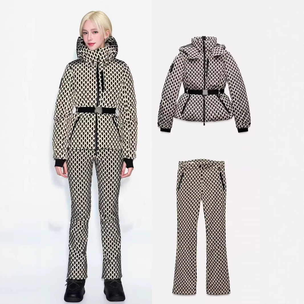 Winter Two Piece Skiing Set Ho - Women'S Fashion Parka avis et prix