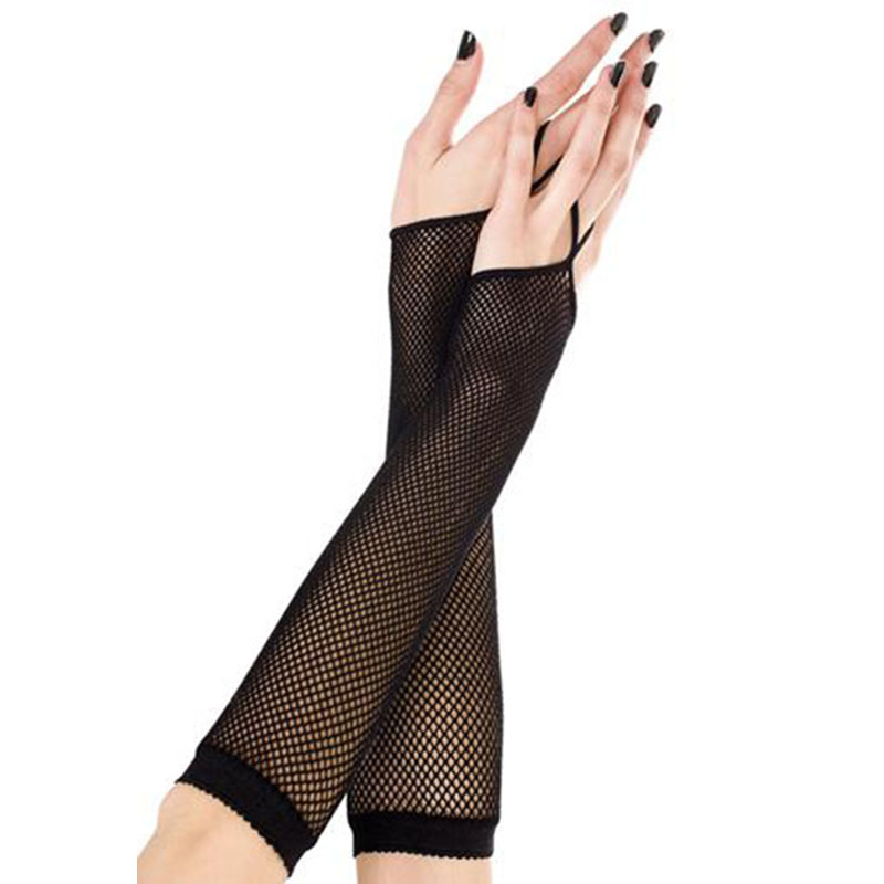 Black New Women Long Fishnet G - Women'S Fashion Gloves avis et prix