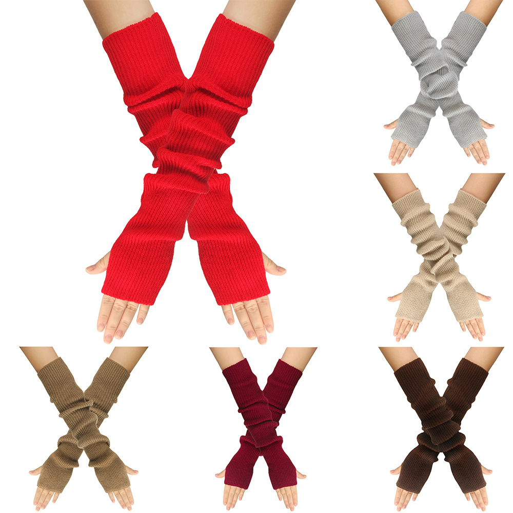 Autumn and Winter Knitted Glov - Women'S Fashion Gloves avis et prix