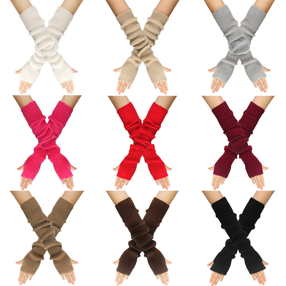 Autumn and Winter Knitted Glov - Women'S Fashion Gloves avis et prix