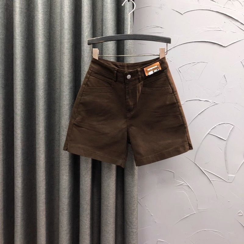High waisted label denim short - Women'S Fashion Labels avis et prix