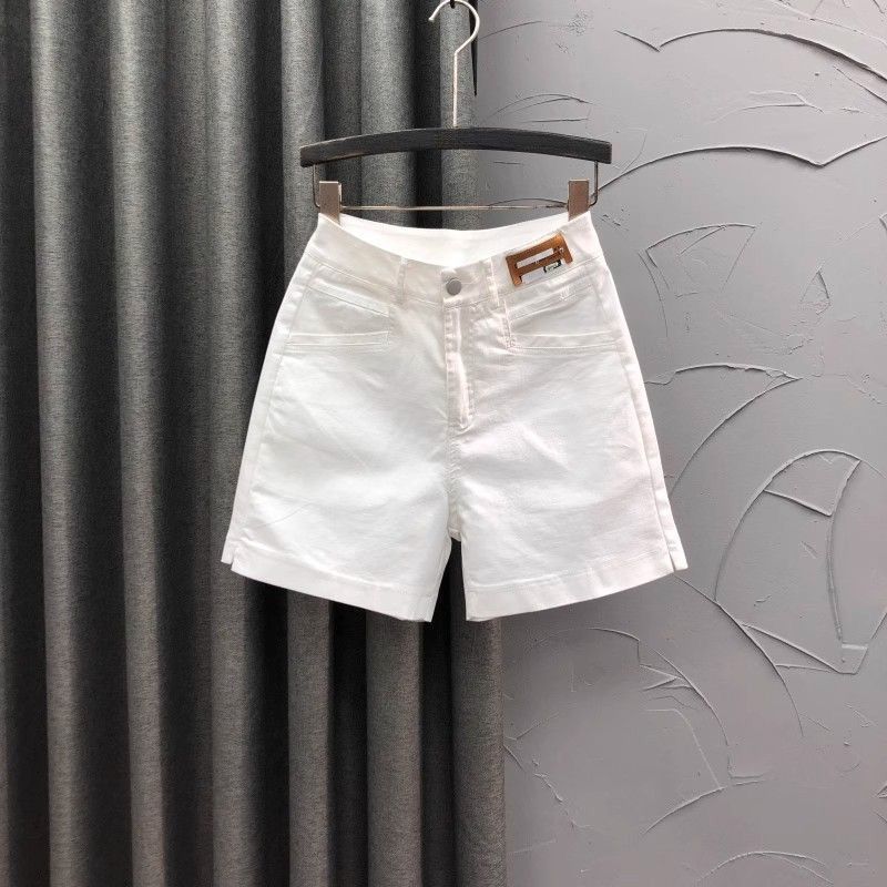 High waisted label denim short - Women'S Fashion Labels avis et prix
