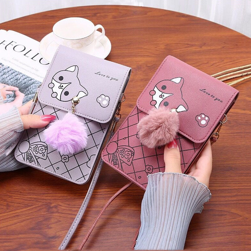 Cute Cartoon Pattern Touch-Scr - Crossbody Bag Women avis et prix