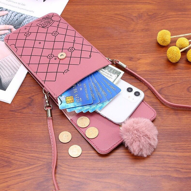 Cute Cartoon Pattern Touch-Scr - Crossbody Bag Women avis et prix