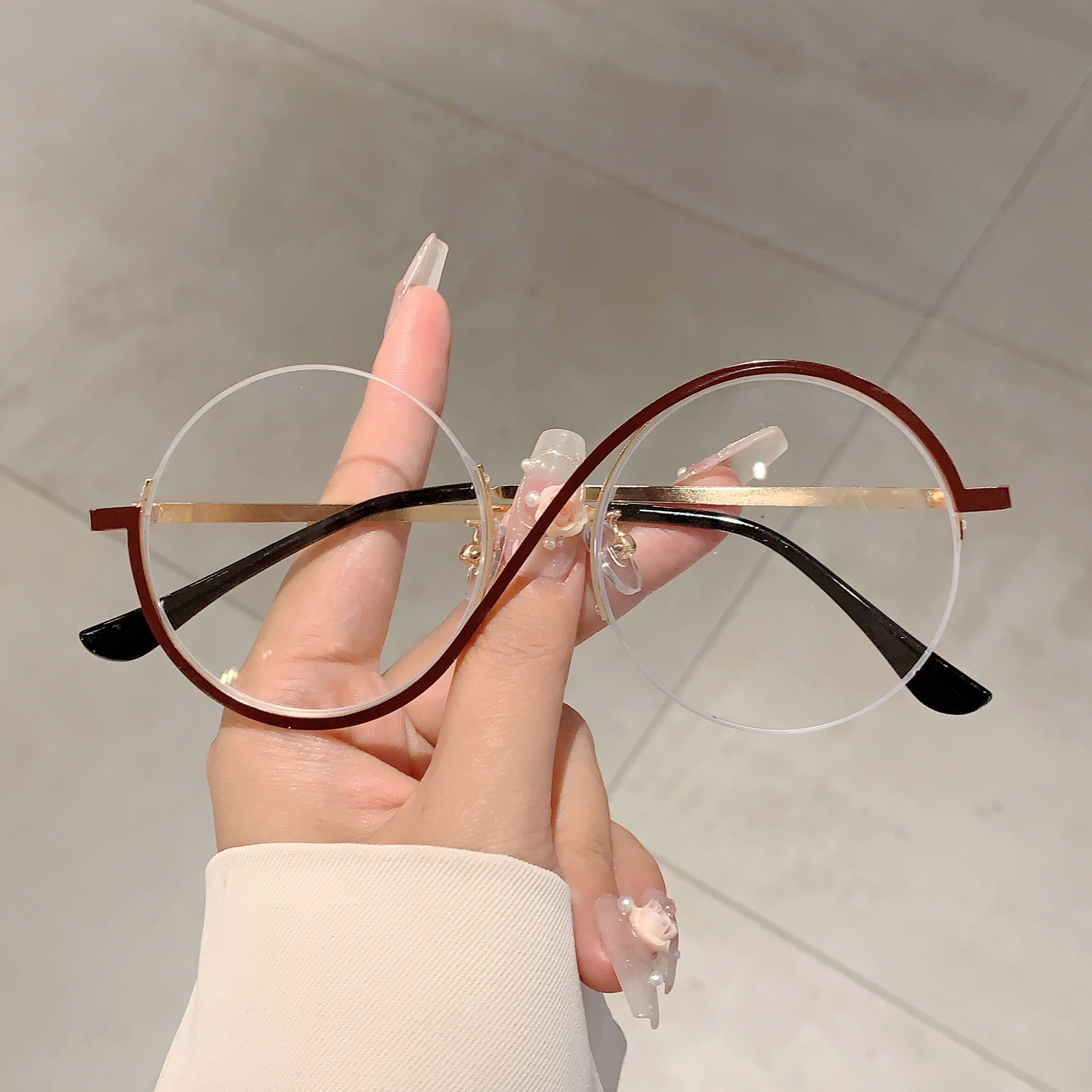 KAMMPT Vintage Round Glasses W - Women'S Fashion Glasses Non Prescription avis et prix
