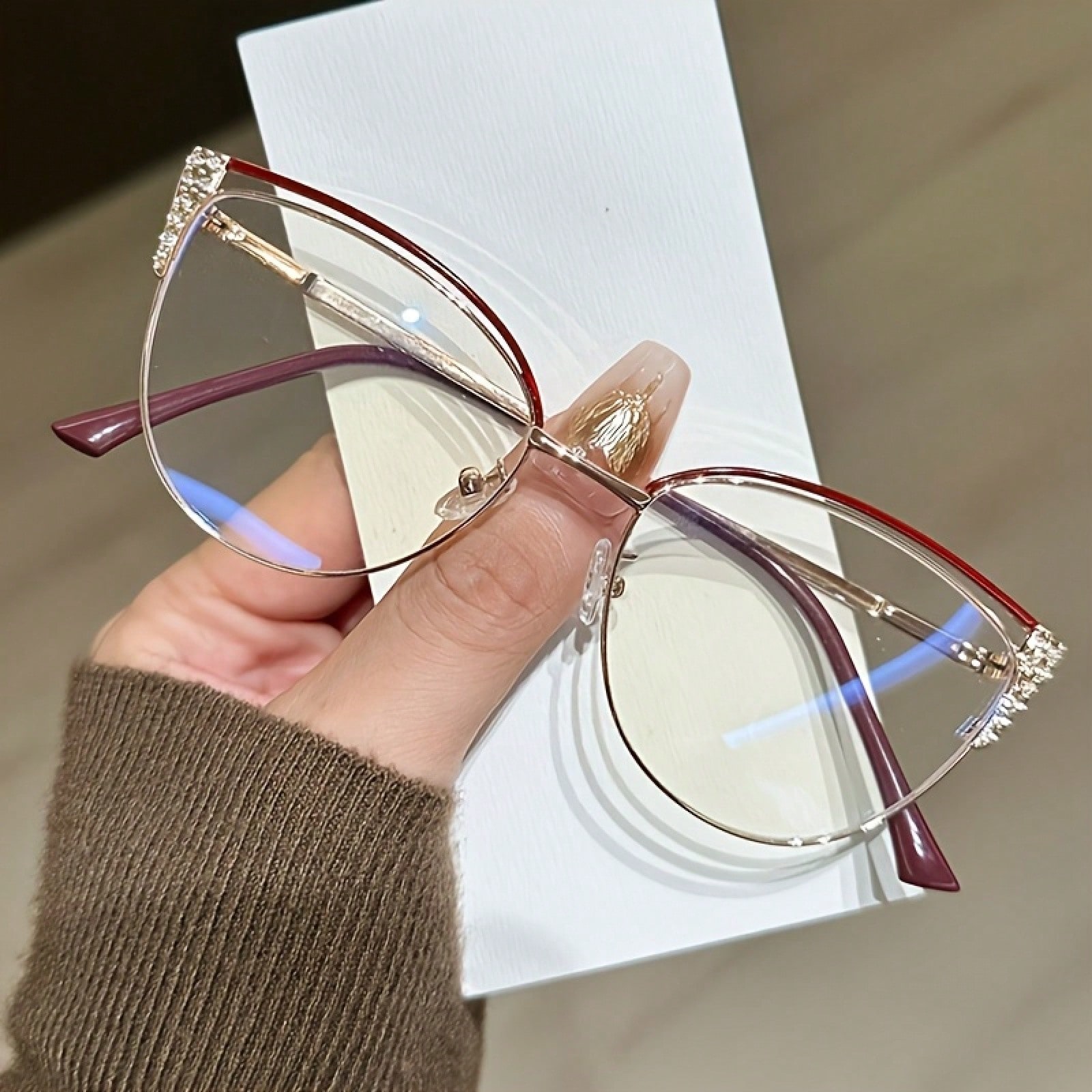 Blue Light Filter Glasses for  - Women'S Fashion Glasses Non Prescription avis et prix