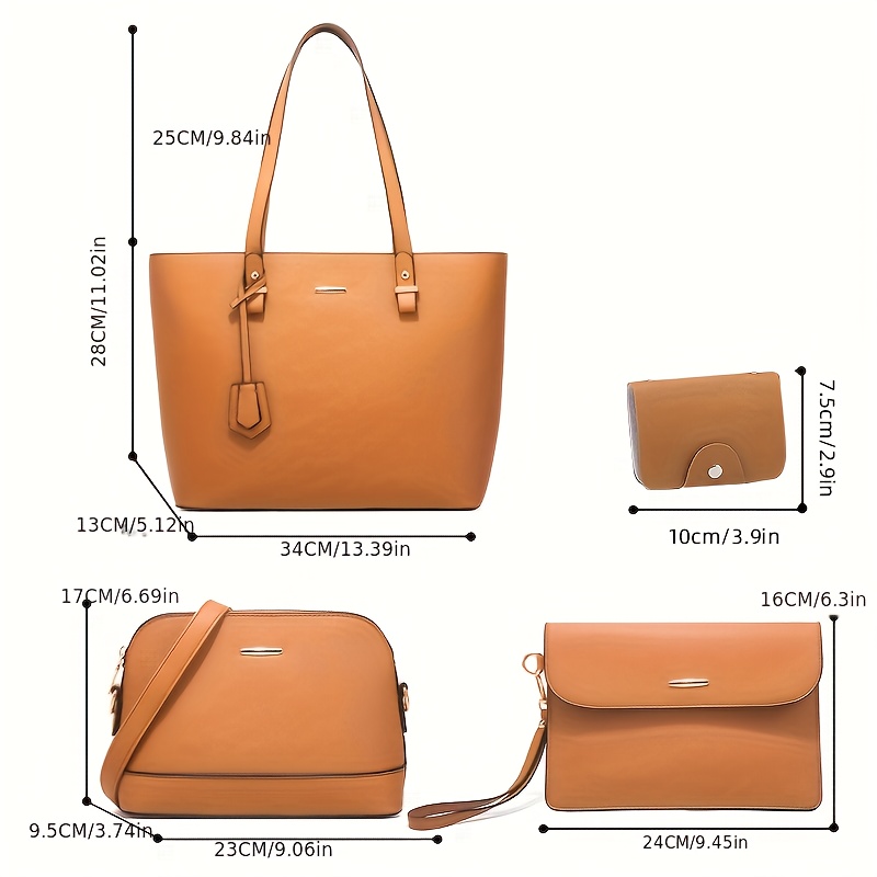 4pcs Fashion Women's Bag Sets  - Crossbody Bag Women avis et prix