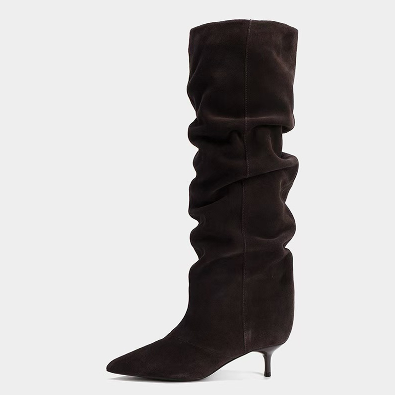 Liyke Runway Fashion Pleated S - Women'S Fashion Knee High Boots avis et prix