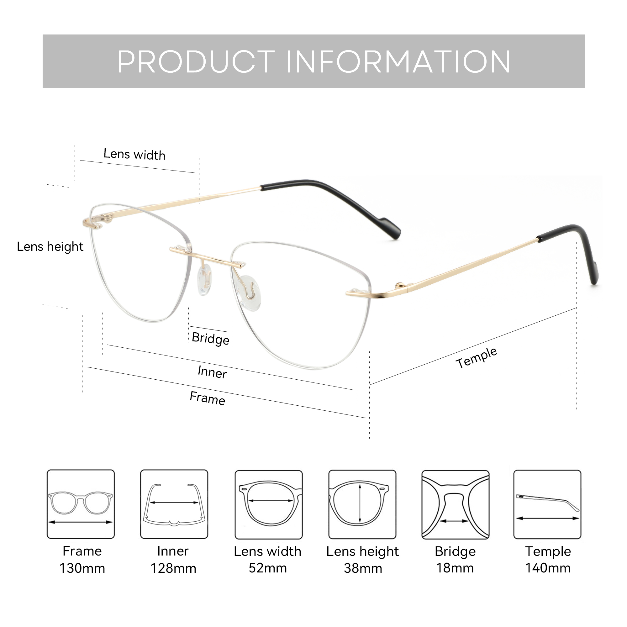 ZENOTTIC Fashion Cat Eye Rimle - Women'S Fashion Glasses Non Prescription avis et prix