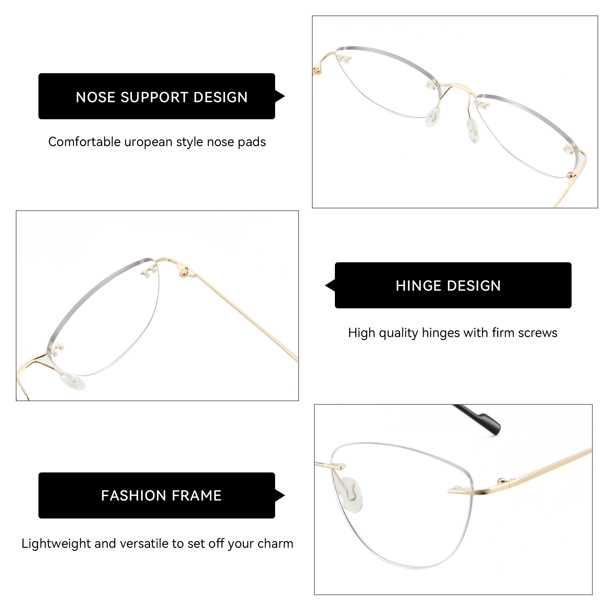 ZENOTTIC Fashion Cat Eye Rimle - Women'S Fashion Glasses Non Prescription avis et prix