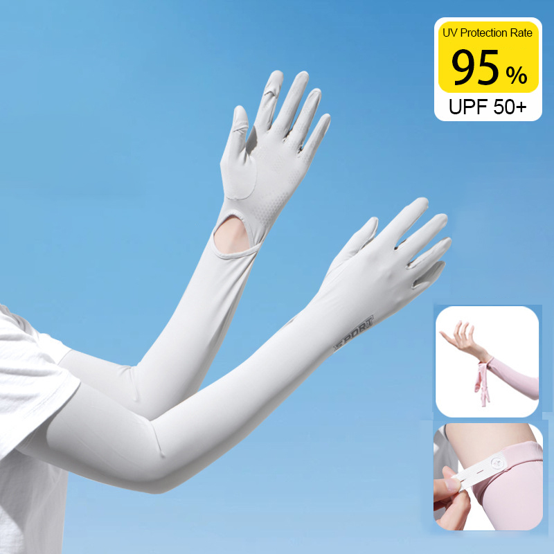 Summer Arm Sleeves with Gloves - Women'S Fashion Gloves avis et prix